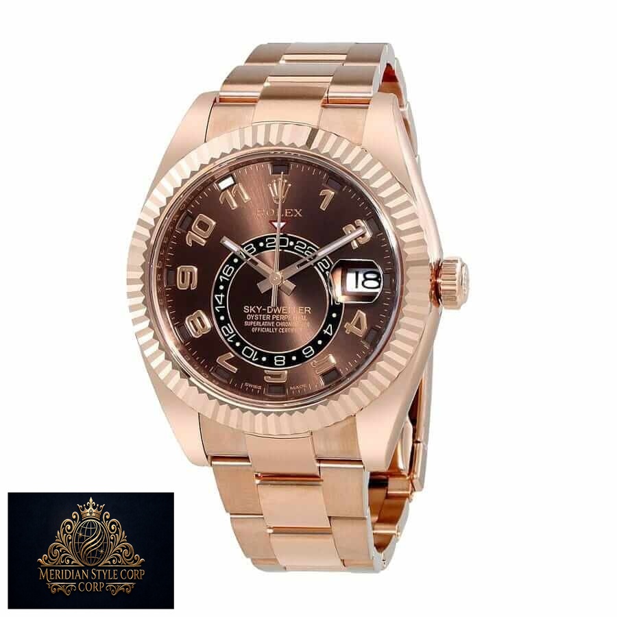 Rolex Sky-Dweller 326935 “Rose Gold Chocolate Dial” Authentic Super Replica - Image 2