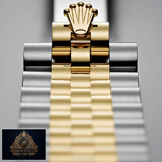 Rolex 279161 Steel Gold Automatic Jubilee Replica bracelet on the rolex logo