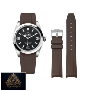 Rolex – Explorer I – Rubber Strap – Brown