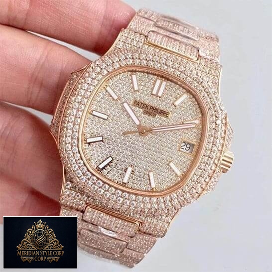 Patek Philippe Nautilus 5719/10G-010 Gem-Set Bezel Replica