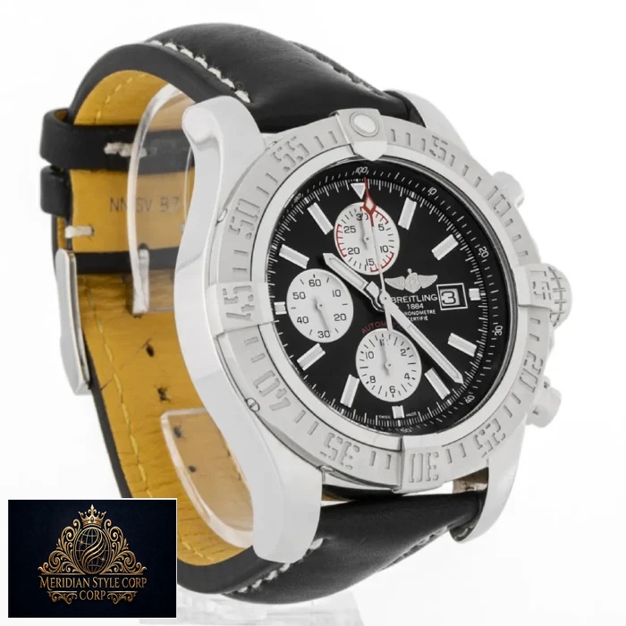 Breitling Super Avenger II A13371 “Black Dial” Exclusive Clone 1:1 - Image 4