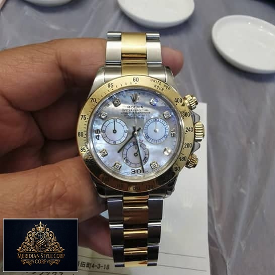 Rolex Daytona Two Tone Bracelet 116523 Replica on the wrist