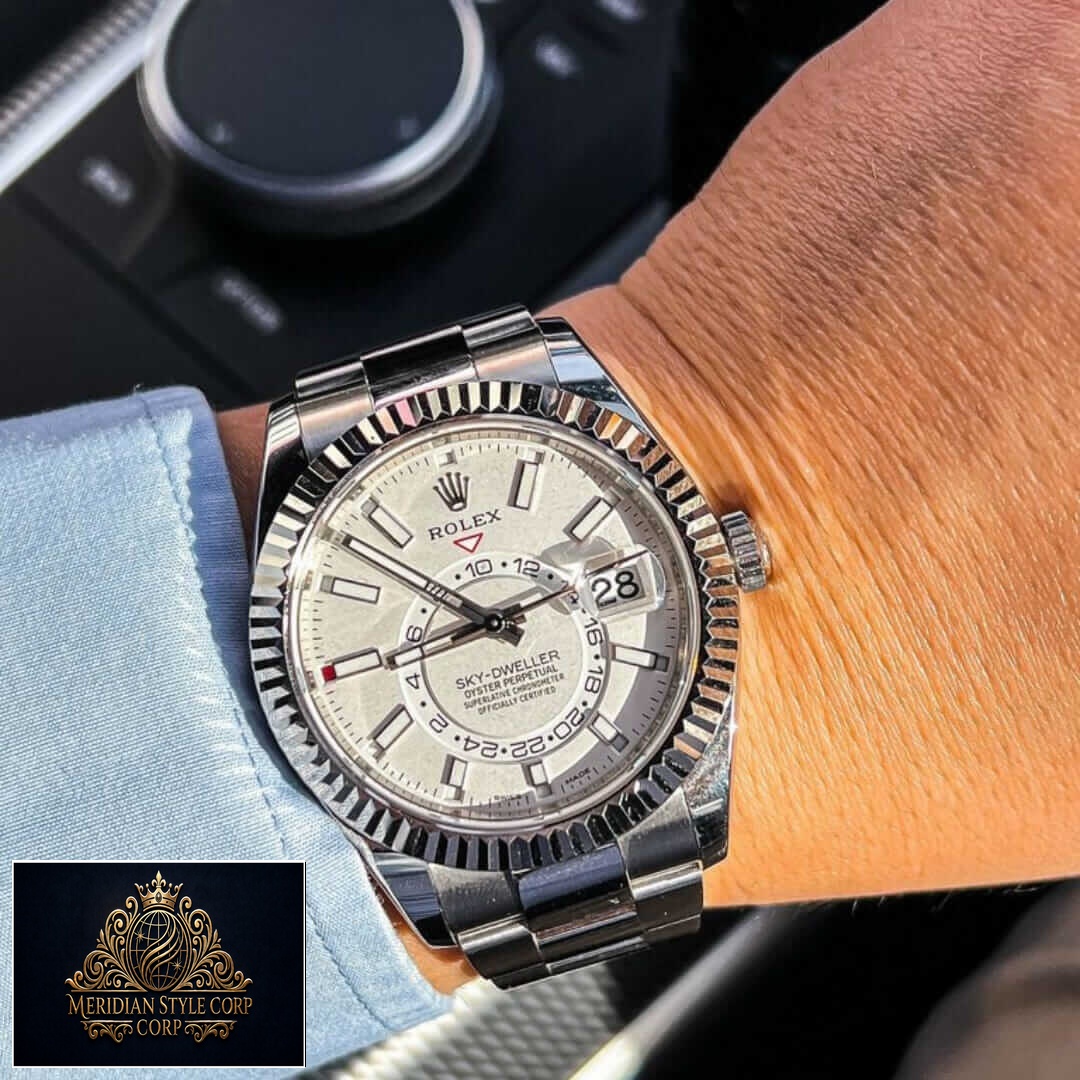 Rolex Sky-Dweller 326934 "White Dial" 1:1 Master Replica Yeni Proje kopyasi 4