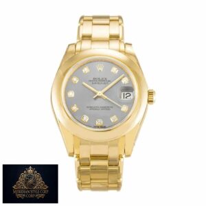 Rolex Pearl Master 81208 Gold & Diamond Dial Super Clone Premium Replica 1:1