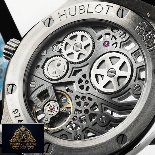 Hublot Classic Fusıon Stainless Steel Replica front mechanism view