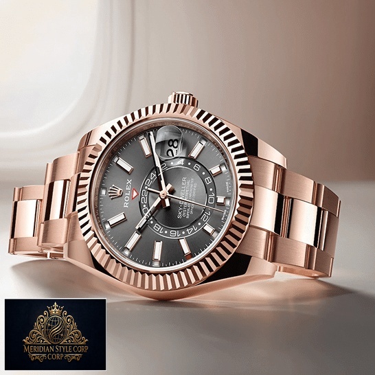 Rolex Sky-Dweller 326935-0007 Everose Fluted Bezel Replica
