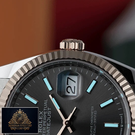 Rolex Datejust 126231 Grey Dial Replica dial phosphor