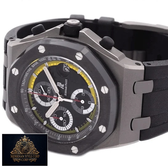 Audemars Piguet Royal Oak Black Dial Steel Case Replica side view