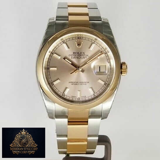 Rolex Gold 126303 Oyster Replica front view and white background