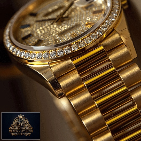 Rolex Day-Date 128348RBR "Pave Diamond Dial" Perfect Duplicate Edition