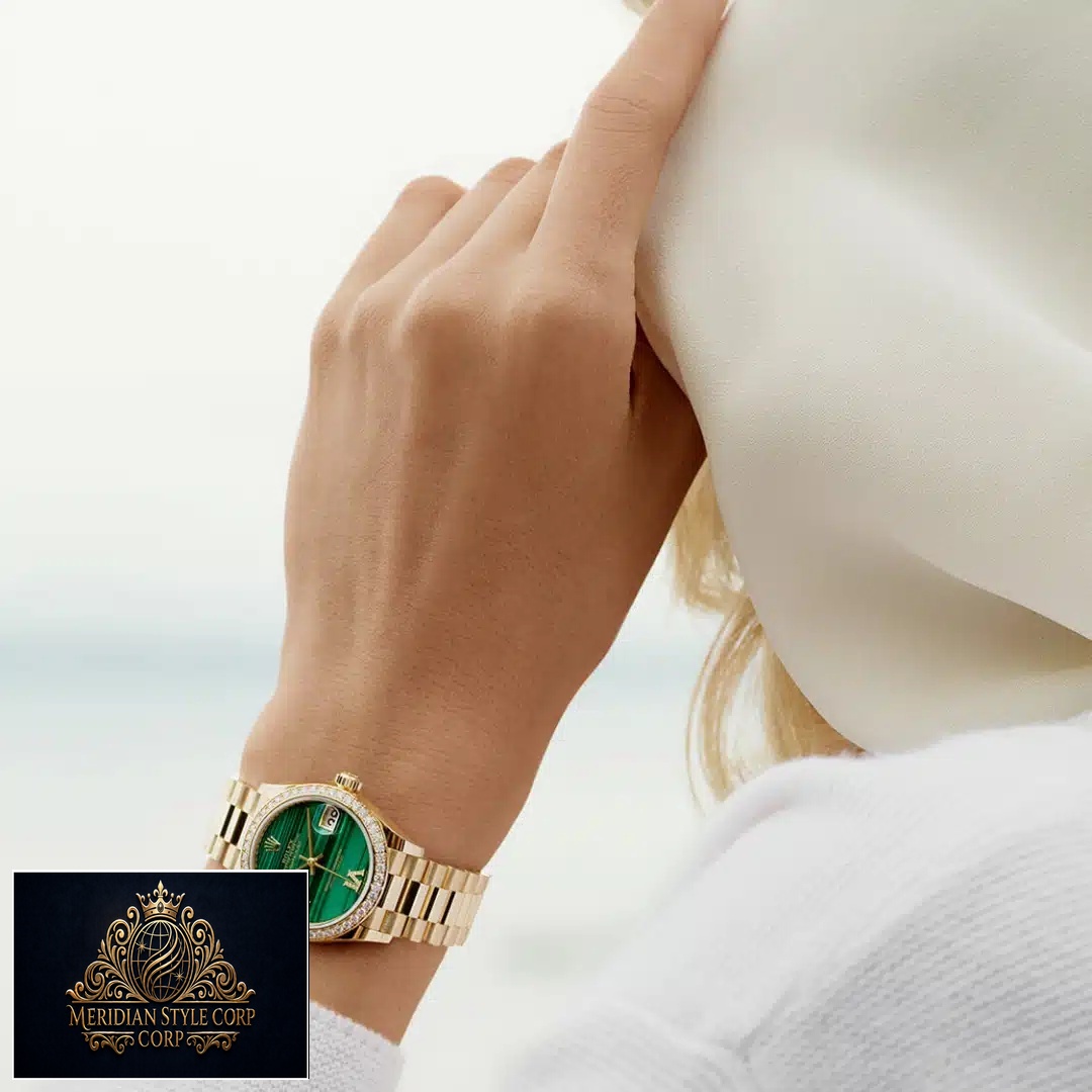 the woman has Rolex Datejust 31 278278-0004 Replica on her wrist
