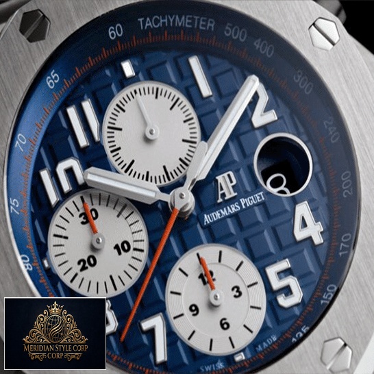 Audemars Piguet Blue Dial 26470ST.OO_.A027CA.01 Replica red second hand