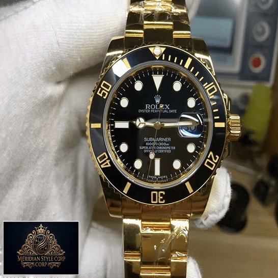 rolex_submariner_black_dial_116618LN_oyster_replica_gold_unitedluxurynet-1