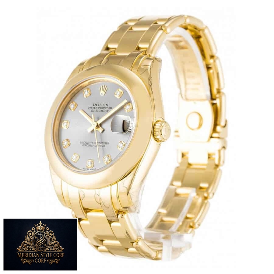 Rolex Pearl Master 81208 Gold & Diamond Dial Super Clone Premium Replica 1:1 - Image 2