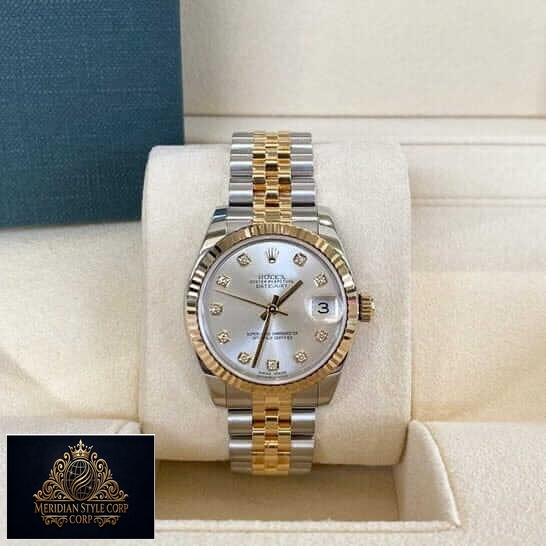 Rolex Datejust 16233 White Dial with Diamond Jubilee Replica