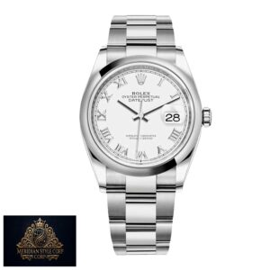 Rolex Datejust 126200 “White Dial Smooth Bezel” Top Grade Clone 1:1