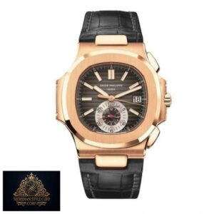 Patek Philippe Nautilus Chronograph Flyback 5980R-001 “Rose Gold” Premium Super Clone