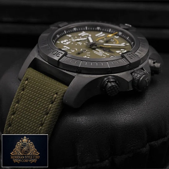 Breitling Avenger Night Mission V13317101L1X1 "Titanium" Premium Super Clone breitling avenger chronograph 45 night mission V13317101L1X1 right