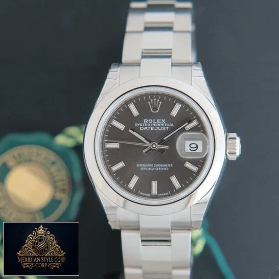 Rolex 279160 Datejust Grey Dial Oyster Replica superlatıve certıfıed card