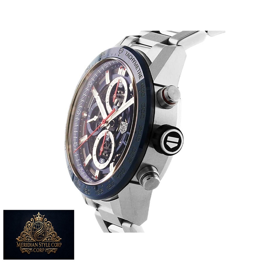 TAG Heuer Carrera 01 CAR201T “Blue Skeleton Dial” Precision Replica Edition - Image 3