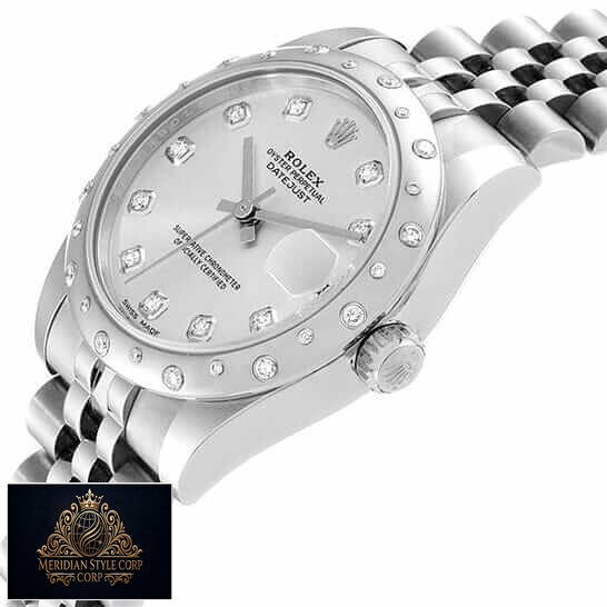 Rolex Datejust Diamond Jubilee Bracelet Replica stainless steel crown