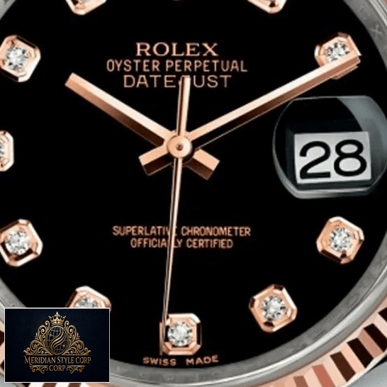 Rolex Datejust 126231 Black Dial Diamond Replica