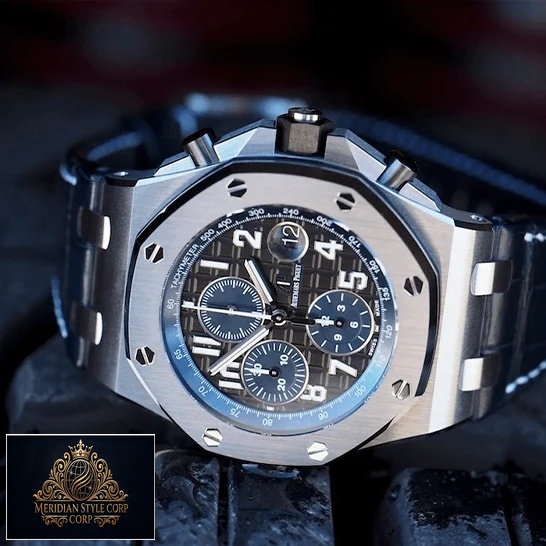 Audemars Piguet Royal Oak Offshore 26470ST "The Batman" Master Replica 1:1 audemars piguet royal oak offshore chronograph 26470ST.OO .A028CR.01 side