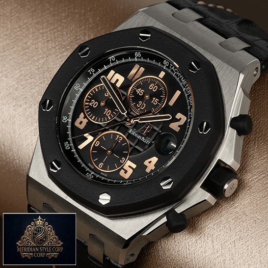 Audemars Piguet 26298SK.OO_.D101CR.01 Black Dial Replica rose gold background