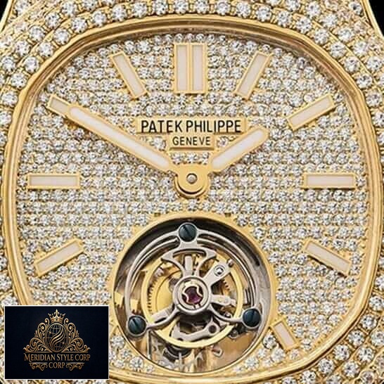Patek Philippe’s Nautilus Jumbo 5711 Tourbillion Diamond Dial Replica