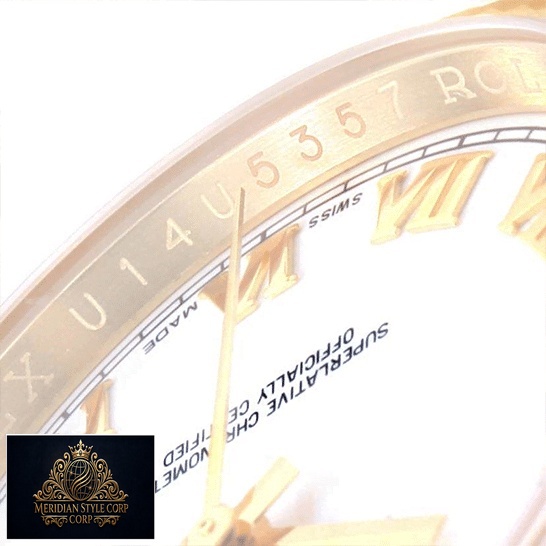 Rolex Datejust Romen Numerial White Dial