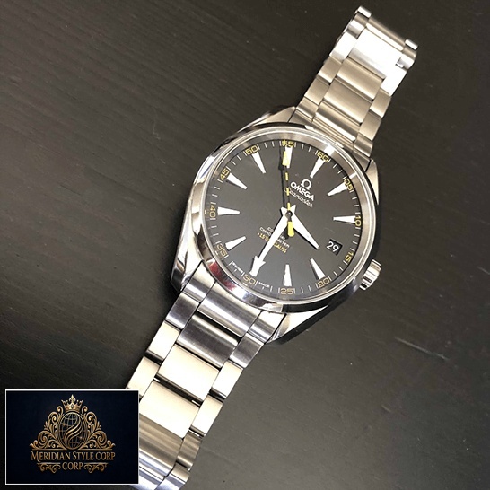 Omega Seamaster 231.10.42.21.01.002 Black Dial Replica black background