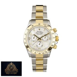 Rolex Daytona Two-Tone 116523 “White Dial” Authentic Super Replica