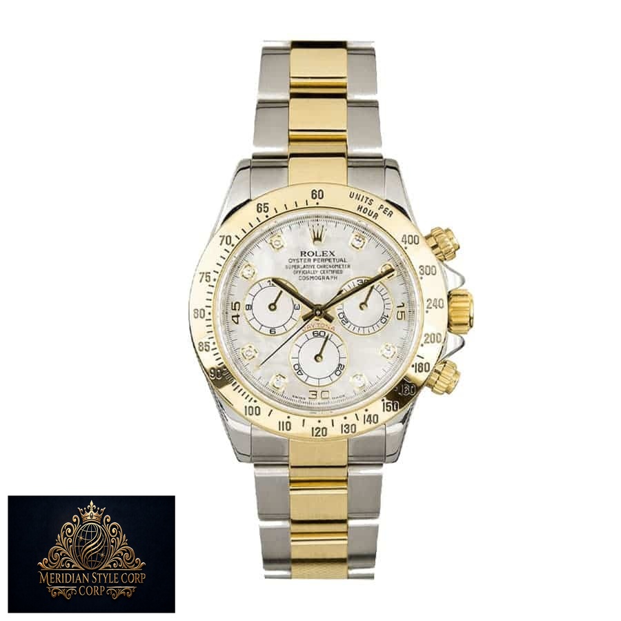 Rolex Daytona Two-Tone 116523 “White Dial” Authentic Super Replica