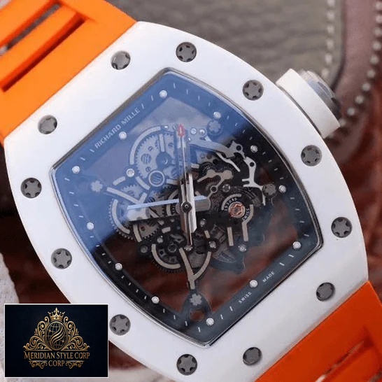 richard_mille_RM055_KV_V2_white_ceramic_skeleton_dial_replica_front_two