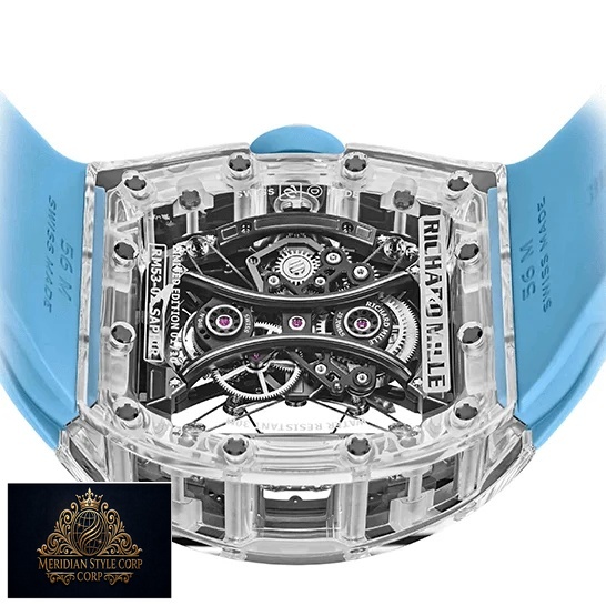 Richard Mille Tourbillion 53-02 Sapphire Replica upside view