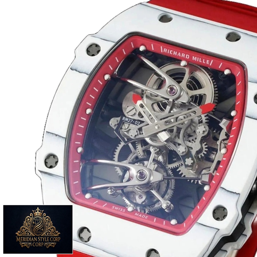 Richard Mille RM 27-02 Tourbillon “Rafael Nadal” Red Rubber Exceptional Replica 1:1 - Image 3