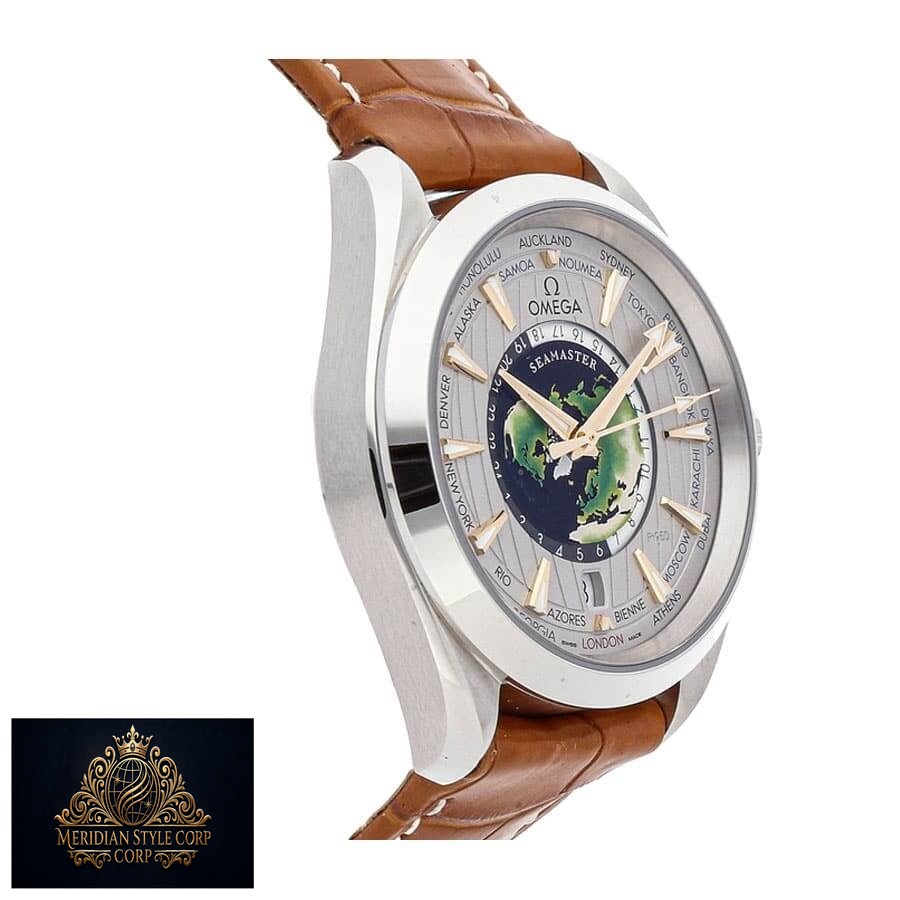 Omega Seamaster Aqua Terra Worldtimer Co-Axial Master Chronometer 220.93.43.22.99.001 Premium Copy 1:1 - Image 3