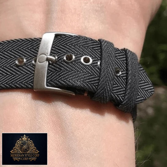 Omega Railmaster 220.12.40.20.01 Black Buckle Bracelet Replica on the wrist