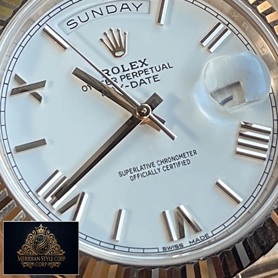 Rolex Day-Date President White Roman Dial 118235f-0024 Replica