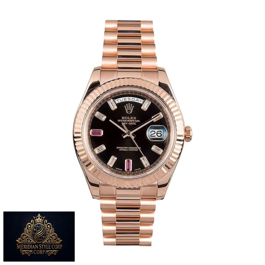 Rolex Day-Date II 218235 “Black Dial” Premium Replica 1:1