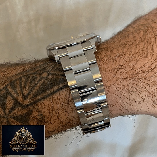 The Rolex Datejust 126200-0008 on his arm & oyster Bracelet