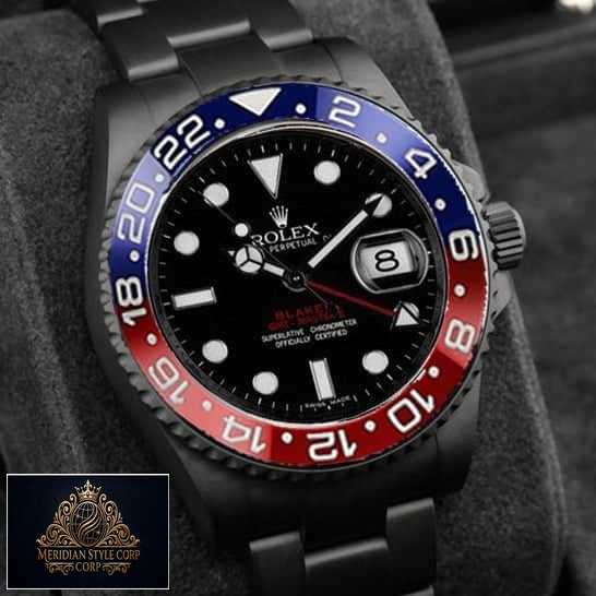 Rolex Pepsi Black 126710BLRO-0001 Black Dial with stick and dot indices Replica