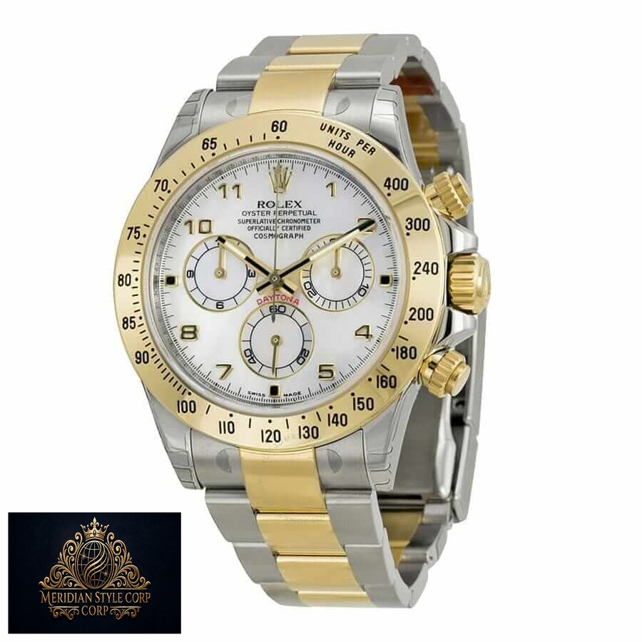 Rolex Daytona Two-Tone 116523 “White Dial” Authentic Super Replica - Image 2