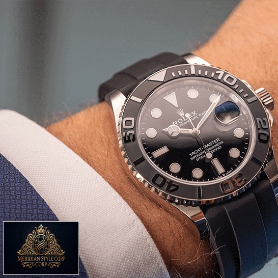 Rolex Yacht-Master 226659 Black Watch on his arm