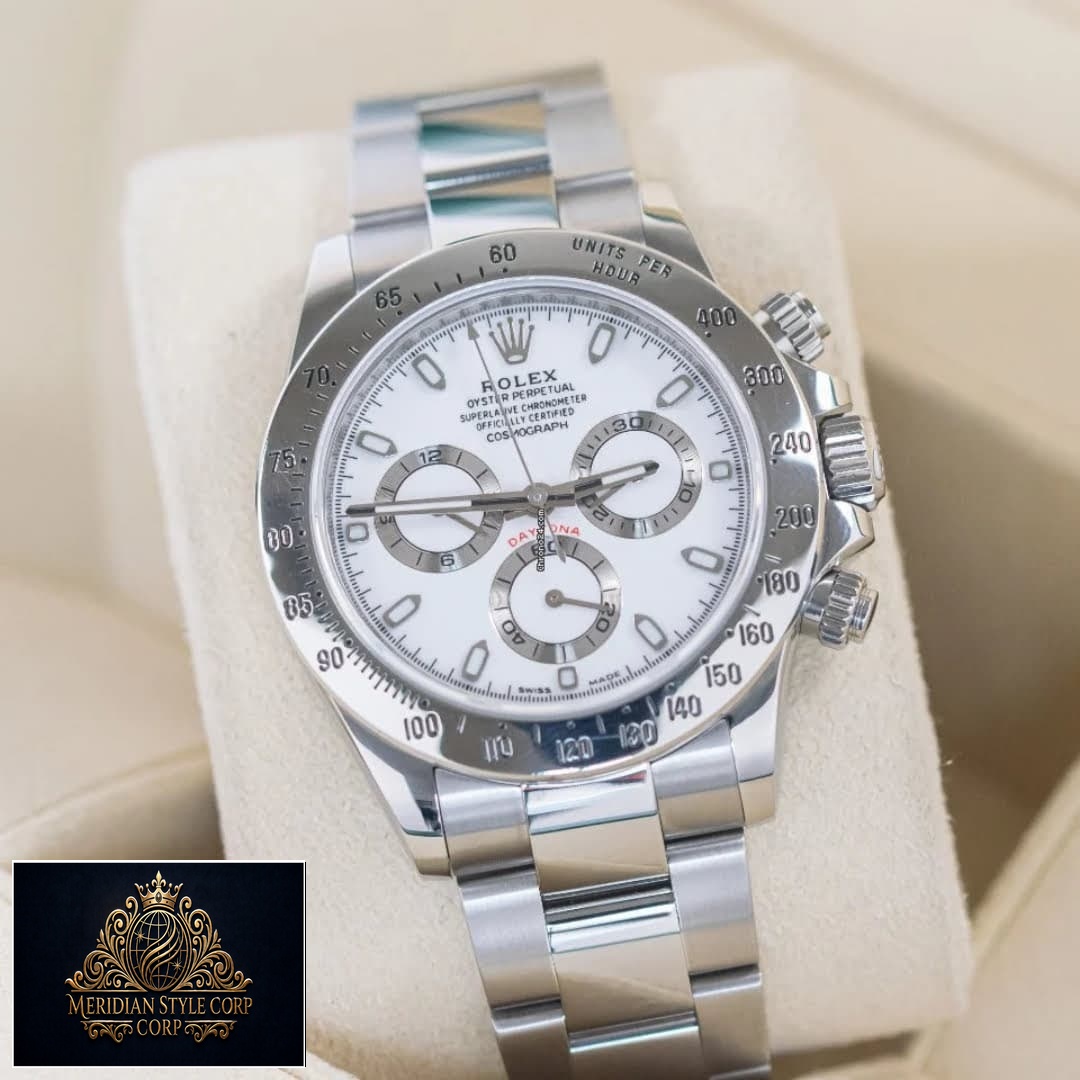 Rolex Daytona White Dial 116520 S.Steel Bezel Replica
