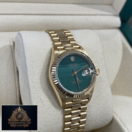 Rolex Datejust 69178 Yellow Gold Case & Fluted Bezel Replica in box