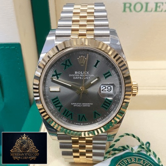 Rolex Datejust 36 Wimbledon Grey Dial Replica in the Rolex Box