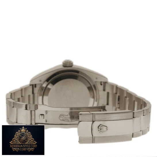 Rolex Sky-Dweller 326939 Oyster Replica Open Fold Clasp on the Rolex logo