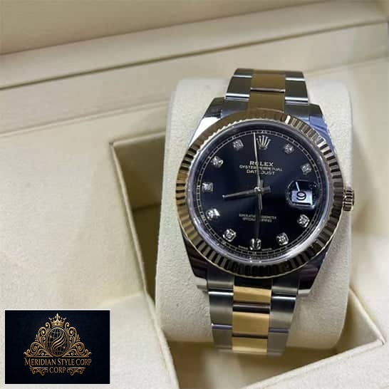 Rolex Datejust 126333-0005 Black Dial With Diamonds Replica