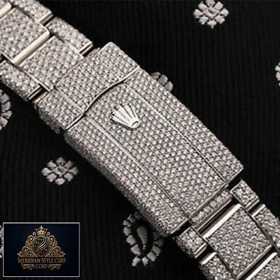 Rolex Datejust 116625 Replica Full Diamond Fold Clasp